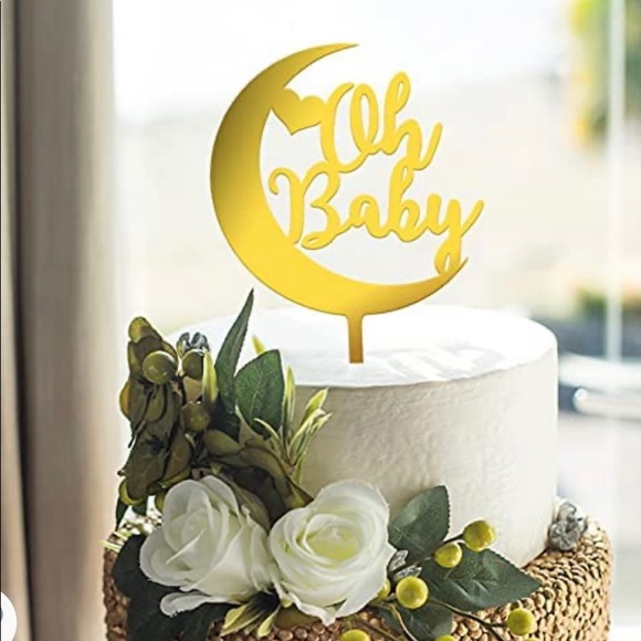 Set of 6 Oh Baby Cake Toppers - Picture 3 of 4